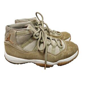 NIKE AIR JORDAN 11 RETRO NEUTRAL OLIVE-STOUT 2018‎ AR0715-200 WMNS SZ 8.5